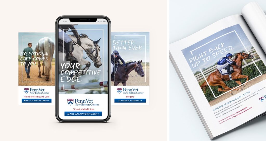 2019 Pharma Choice Animal Health Gold Winner LevLane Advertising and Penn Vet New Bolton Center