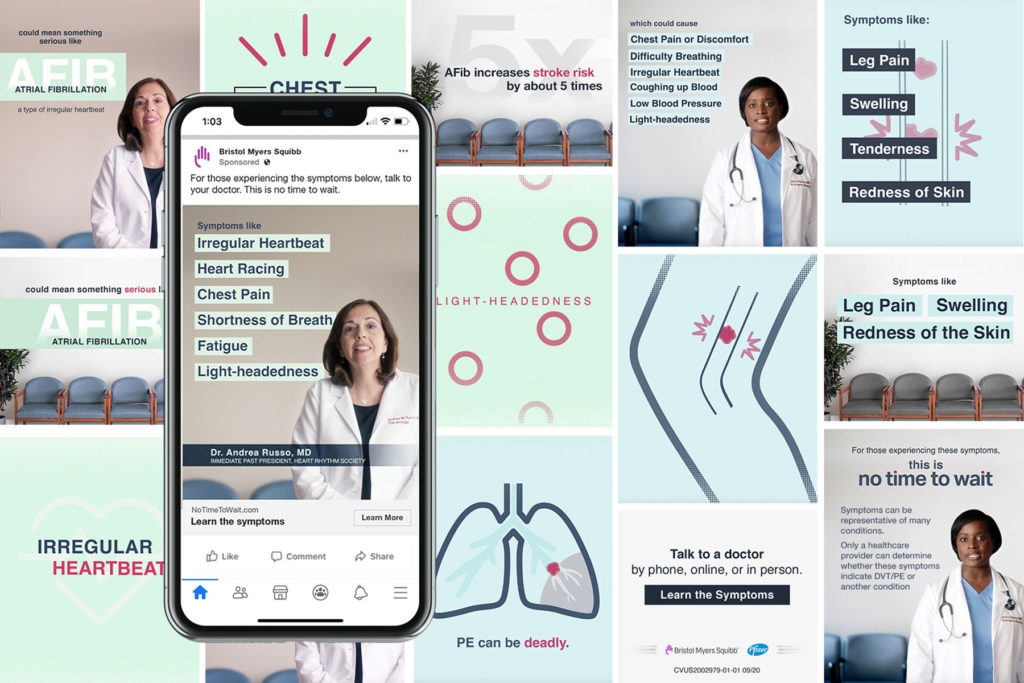 PM360 2021 Trailblazer Awards Unbranded Campaign Silver Winner Bristol Myers Squibb-Pfizer Alliance, Carat & iProspect, Havas Media, Heartbeat, Publicis North America, and Real Chemistry