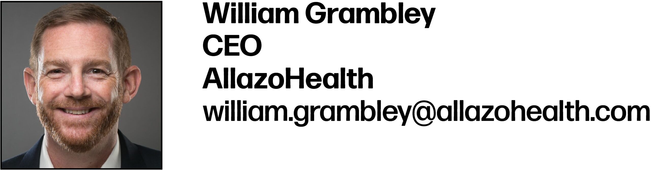 William Grambley
CEO
AllazoHealth
william.grambley@allazohealth.com