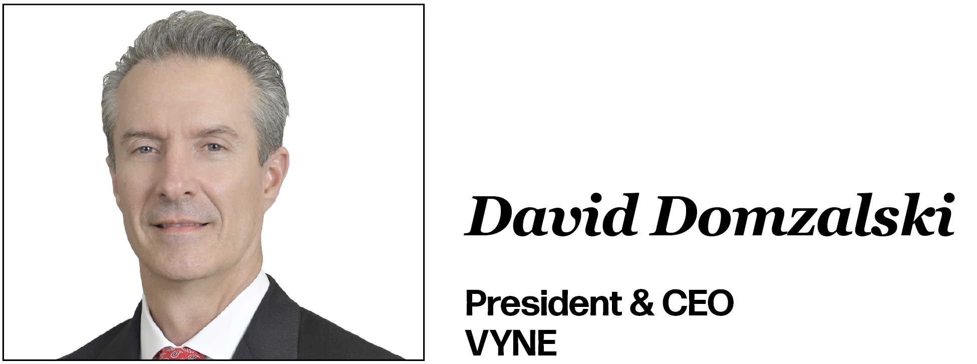 David Domzalski President & CEO VYNE