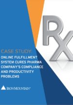 Online Fulfillment System Cures Pharma Company’s Compliance and Productivity Problems