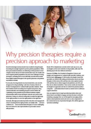 White Paper: Why precision therapies require a precision approach to marketing